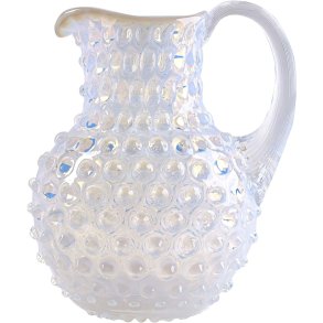 Anna von Lipa Opaline Paris Hobnail Kanne 1 L, Creamy White