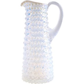 Anna von Lipa Opaline Eiffel Hobnail Kanne 1 L, Creamy White