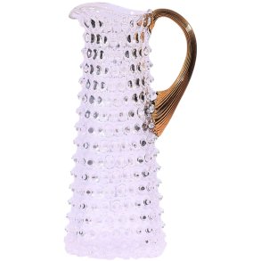 Anna von Lipa Eiffel Hobnail Kanne1 L, Kristall/Gold