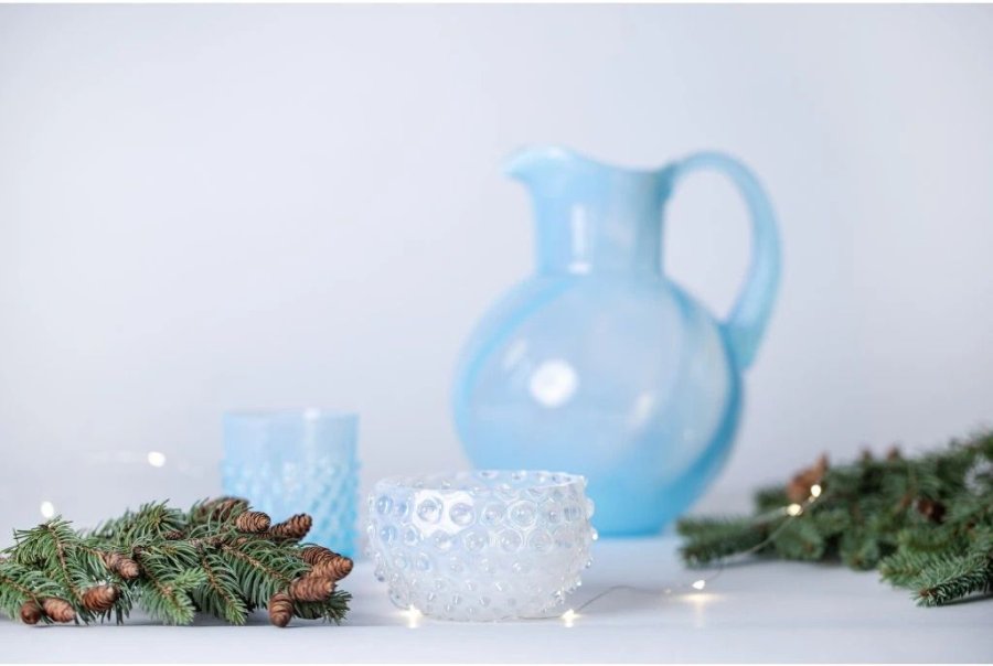Anna von Lipa Opaline Swirl Kanne 2 L, Pastel Blue