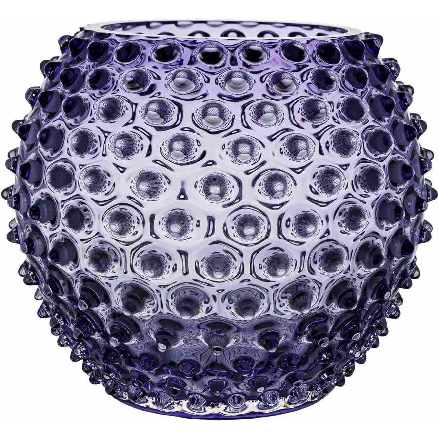 Anna von Lipa Hobnail Globe Vase H18 cm, Indigo
