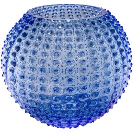 Anna von Lipa Hobnail Globe Vase 24 cm, Light Blue