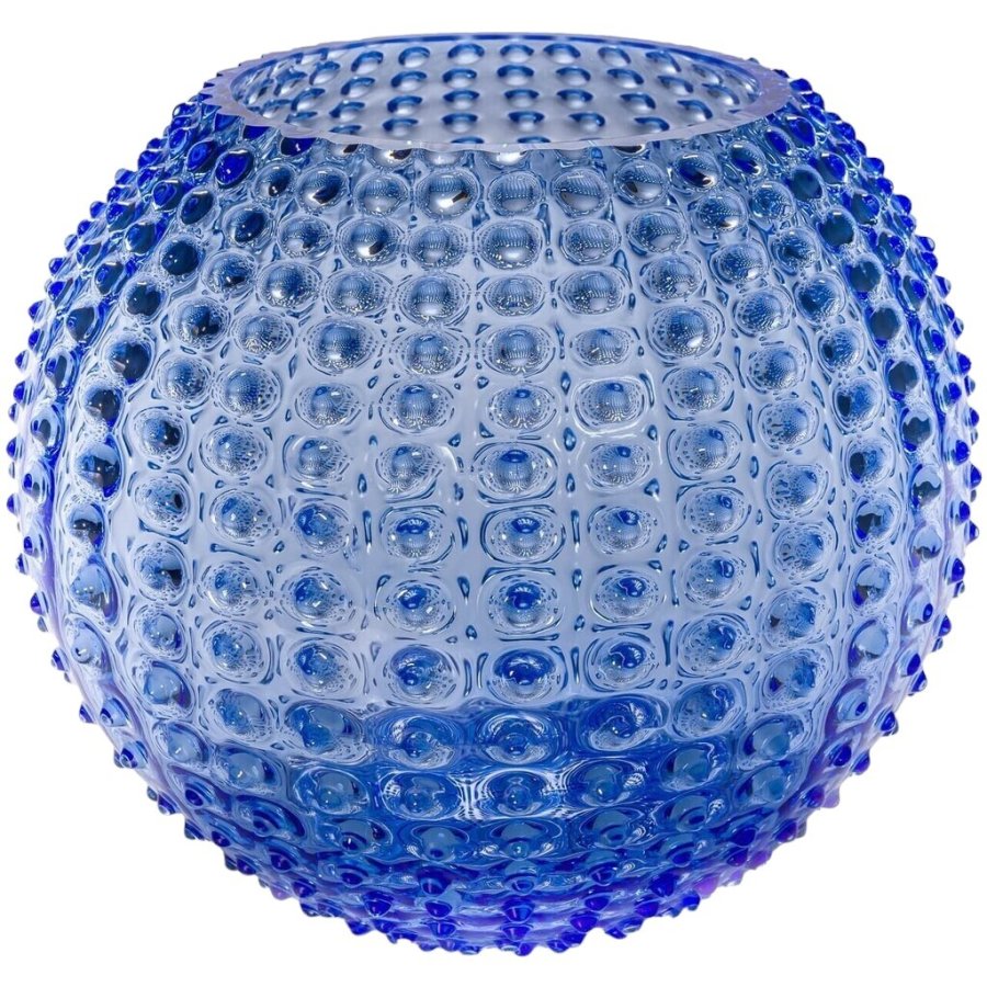 Anna von Lipa Hobnail Globe Vase 24 cm, Light Blue