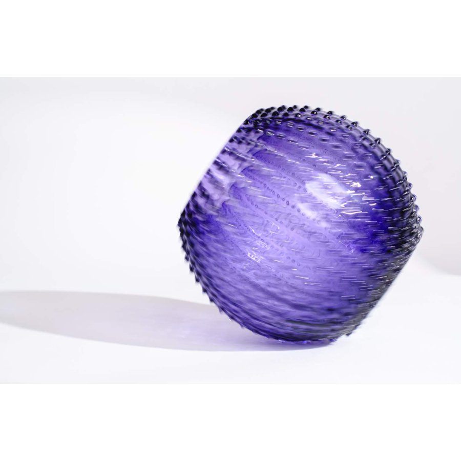 Anna von Lipa Hobnail Globe Vase H24 cm, Indigo
