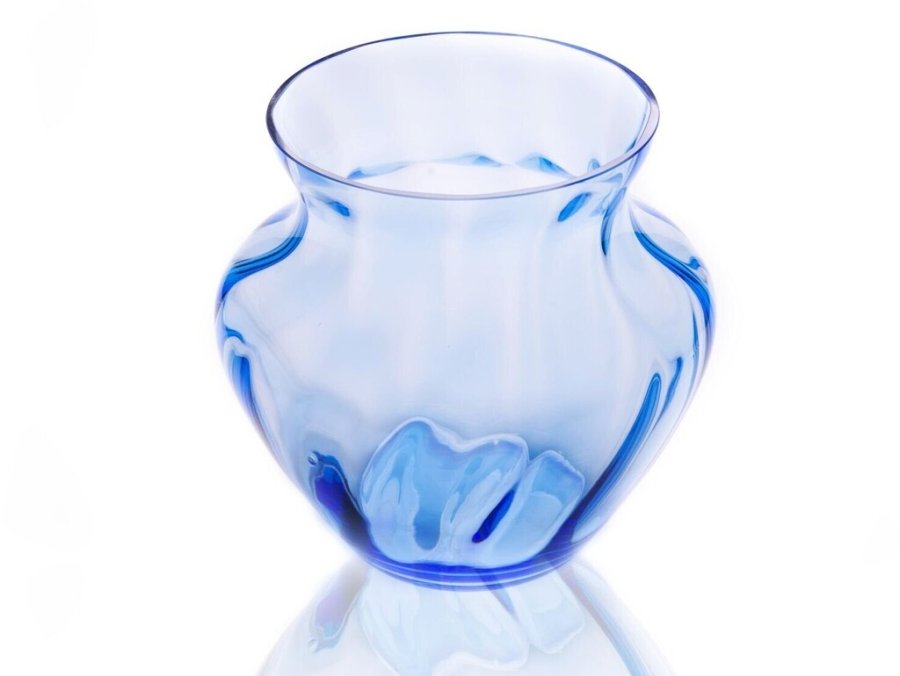 Anna von Lipa Dahlia Vase H22 cm, Light Blue