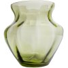 Anna von Lipa Dahlia Vase H22 cm, Olive Green