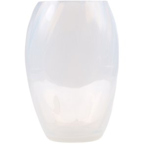 Anna von Lipa Opaline Elipse Vase H23 cm, Creamy White