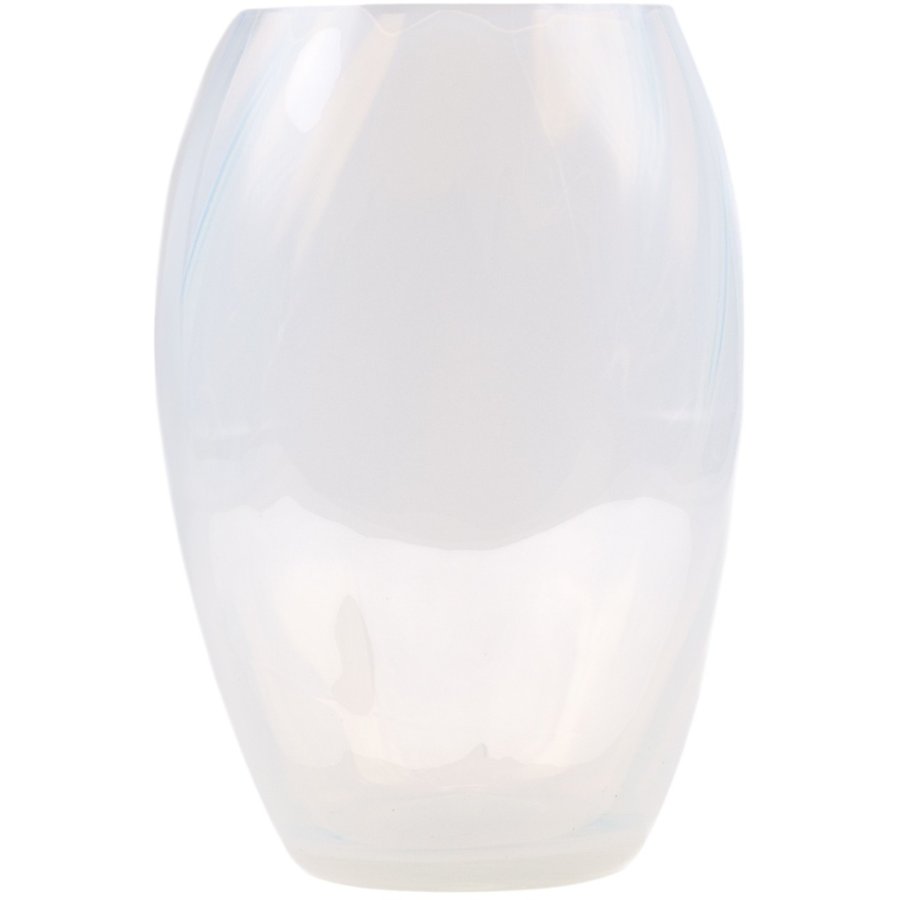 Anna von Lipa Opaline Elipse Vase H23 cm, Creamy White