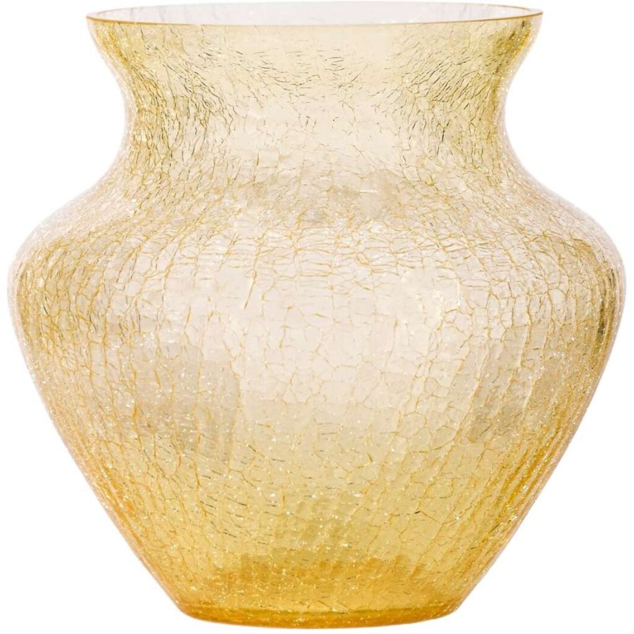 Anna von Lipa Frosty Dahlia Vase H21,8 cm, Citron