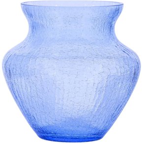 Anna von Lipa Frosty Dahlia Vase H21,8 cm, Hellblau