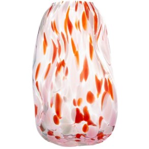 Anna von Lipa Confetti Squeeze Vase H23,5 cm, Mandarine
