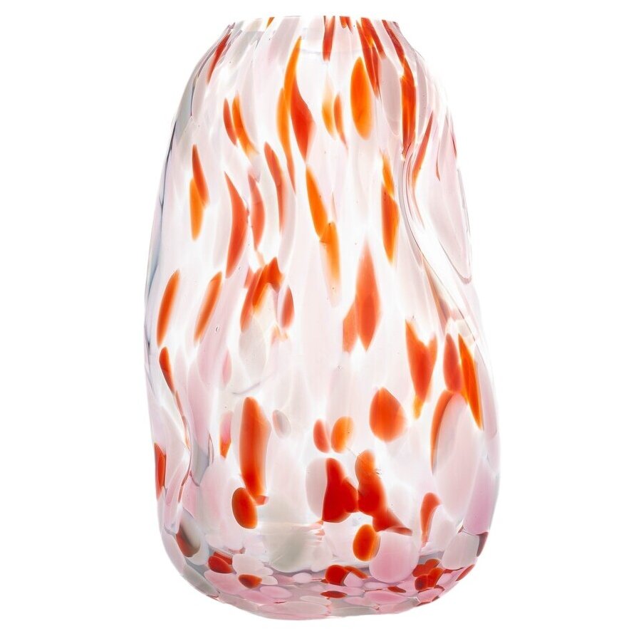 Anna von Lipa Confetti Squeeze Vase H23,5 cm, Mandarine