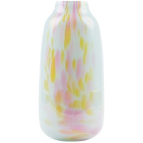 Anna von Lipa Meadows Vase H26 cm, Scandi Mint/Rosa/Yellow