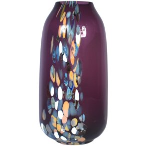 Anna von Lipa Confetti Vase H26 cm, Mulberry Purple