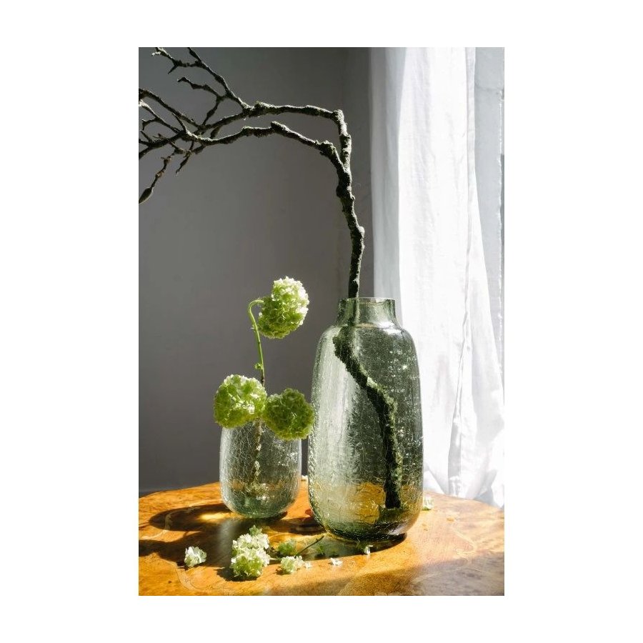 Anna von Lipa Frosty Vase H26 cm, Olivegreen
