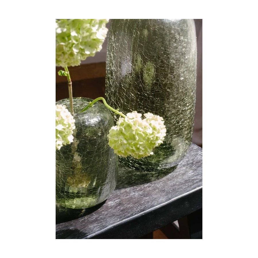 Anna von Lipa Frosty Vase H26 cm, Olivegreen