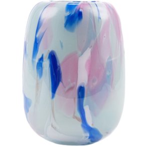 Anna von Lipa Meadows Vase H13,5 cm, Scandi Mint/Blue Rose
