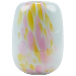 Anna von Lipa Meadows Vase H13,5 cm, Scandi Mint/Rose/Yellow