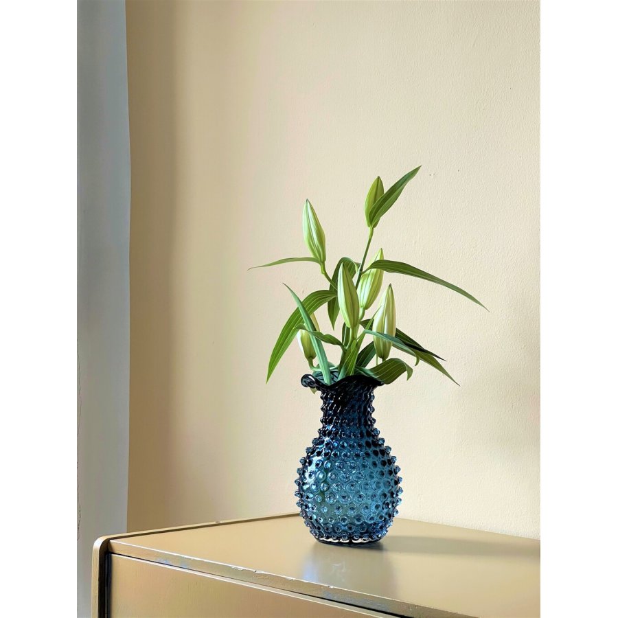 Anna von Lipa Blonde Vase H23 cm, Blue Smoke