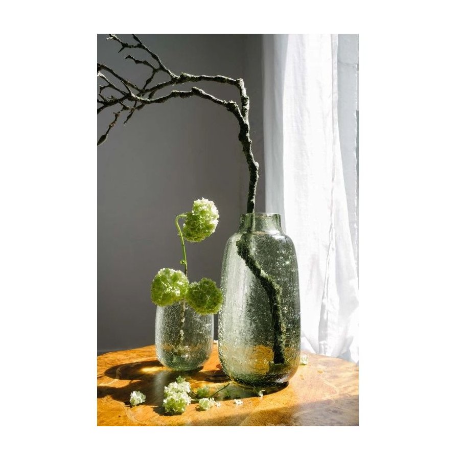 Anna von Lipa Frosty Vase H13,5 cm, Olivegreen