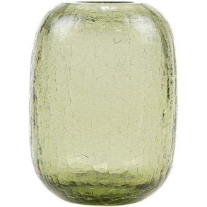 Anna von Lipa Frosty Vase H13,5 cm, Olivegreen