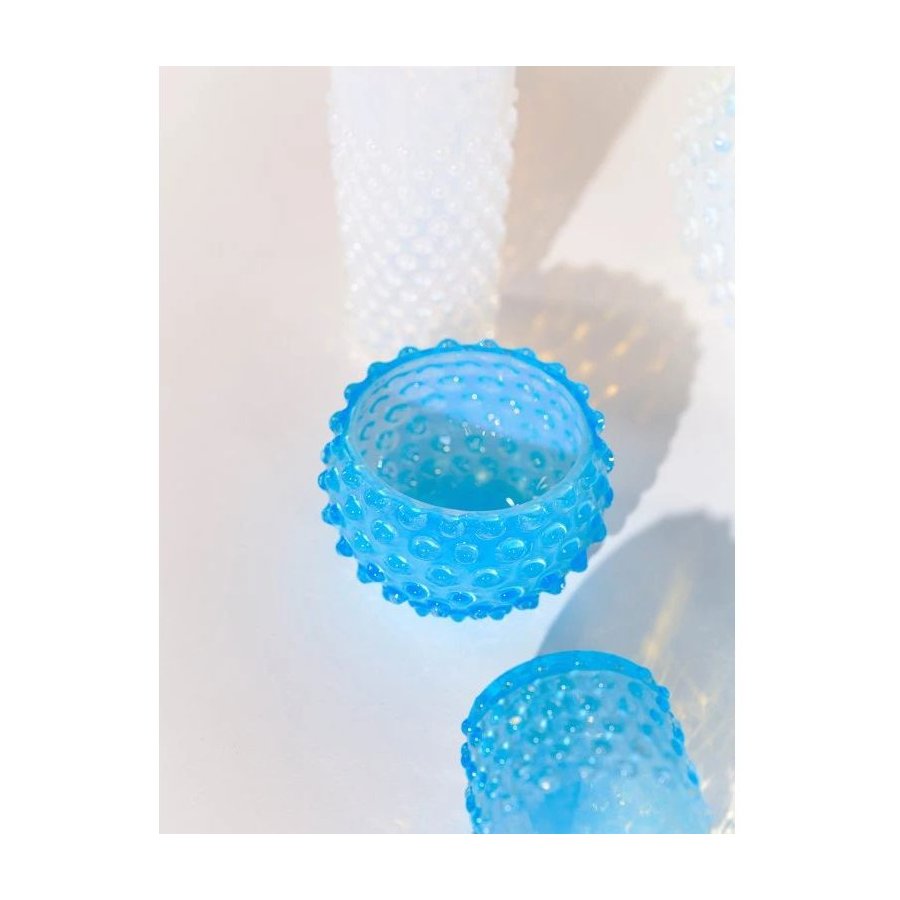 Anna von Lipa Opaline Hobnail Tapas Schüssel 11,5 cm, Pastel Blue