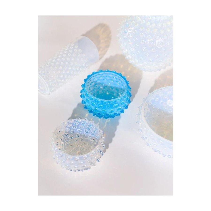 Anna von Lipa Opaline Hobnail Tapas Schüssel 11,5 cm, Pastel Blue