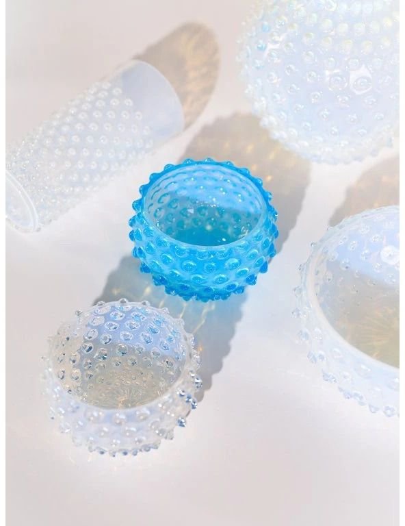 Anna von Lipa Opaline Hobnail Tapas Schüssel 11,5 cm, Pastel Blue