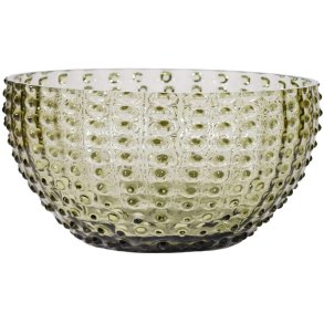 Anna von Lipa Hobnail Schale 24 cm, Olivgrn