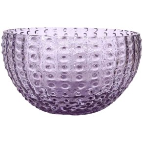 Anna von Lipa Hobnail Schale 24 cm, Lila