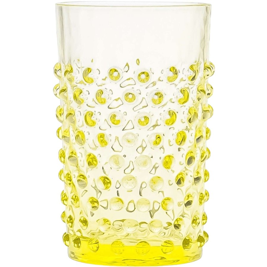 Anna von Lipa Hobnail Trinkglas 20 cl, Zitrone