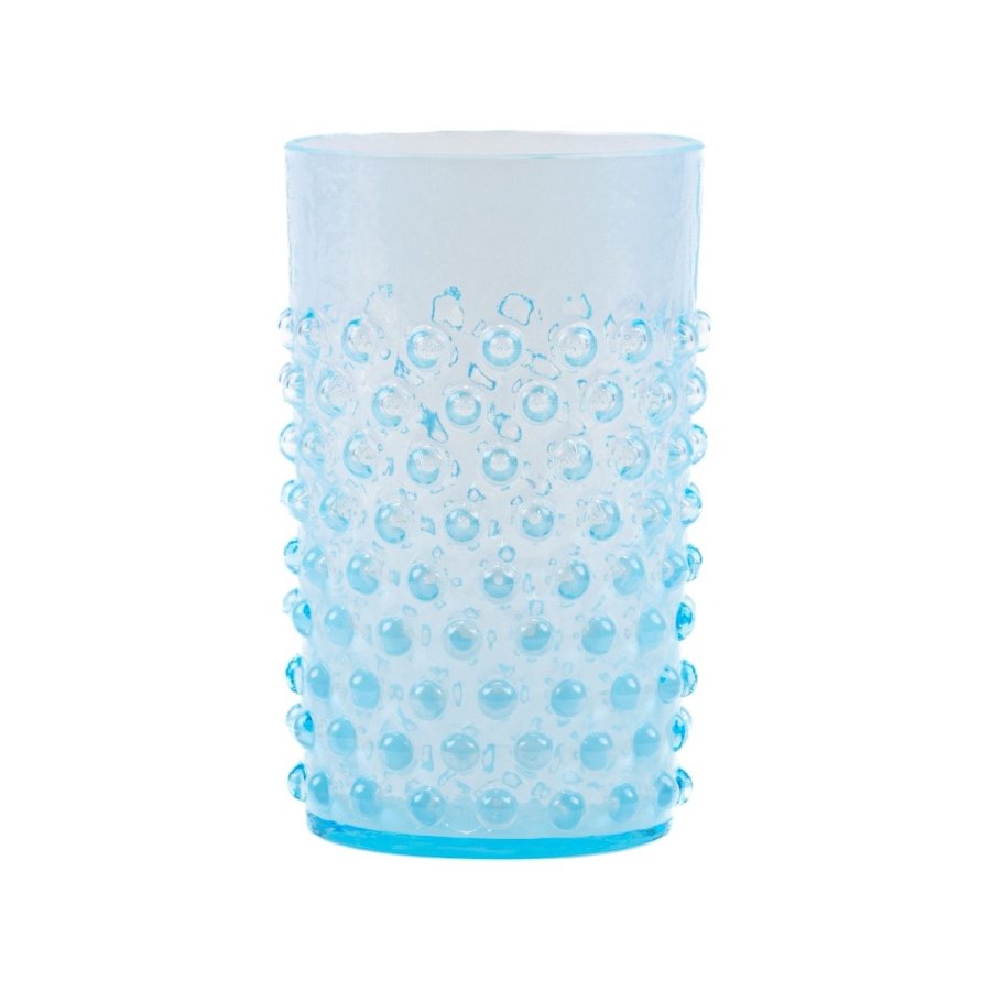 Anna von Lipa Opaline Hobnail Trinkglas 250 ml, Pastel Blue