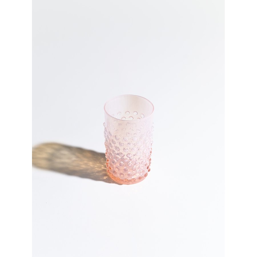 Anna von Lipa Opaline Hobnail Trinkglas 250 ml, Soft Rosa
