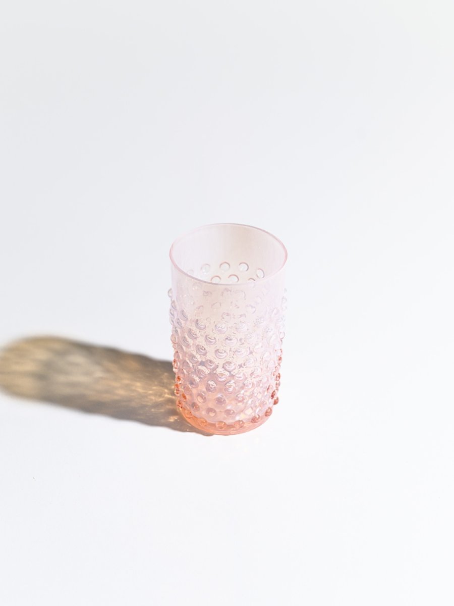 Anna von Lipa Opaline Hobnail Trinkglas 250 ml, Soft Rosa