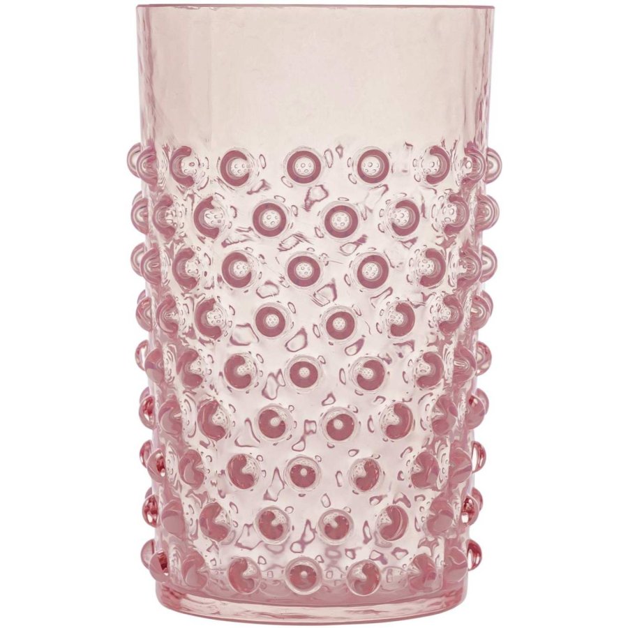 Anna von Lipa Opaline Hobnail Trinkglas 250 ml, Soft Rosa