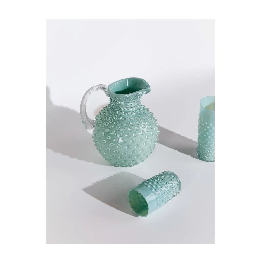 Anna von Lipa Hobnail Trinkglas 250 ml, Scandi Mint