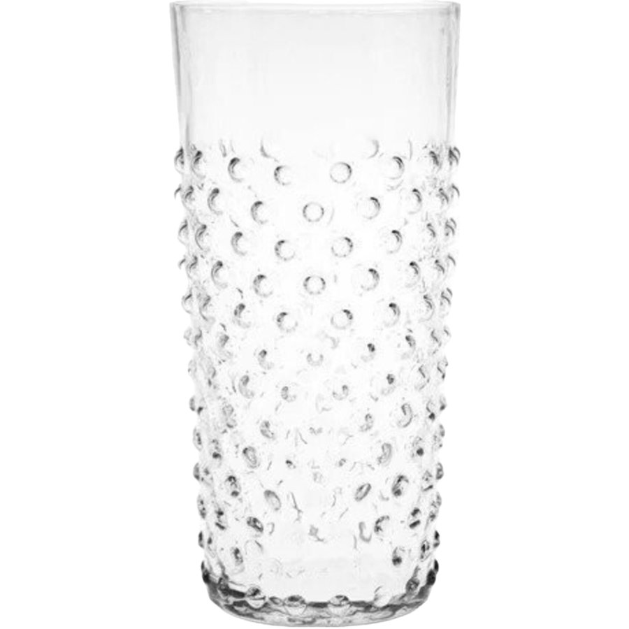 Anna von Lipa Hobnail Long Drink Trinkglas 40 cl, Crystal