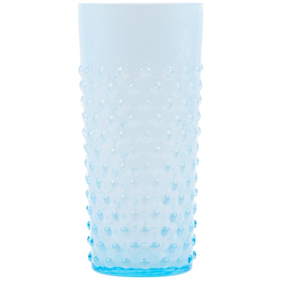 Anna von Lipa Opaline Hobnail Longdrinkglas 400 ml, Pastel Blue