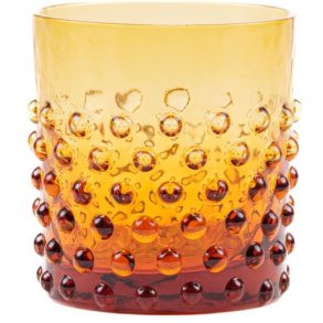 Anna von Lipa Hobnail Trinkglas 150 ml, Amber