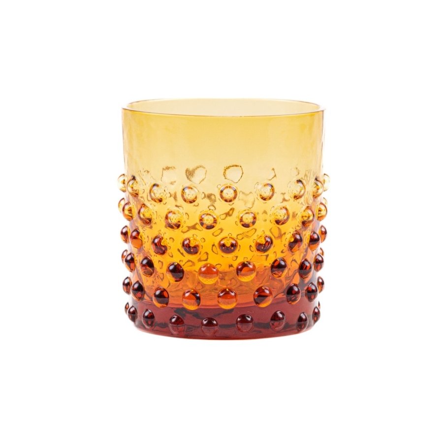 Anna von Lipa Hobnail Trinkglas 150 ml, Amber