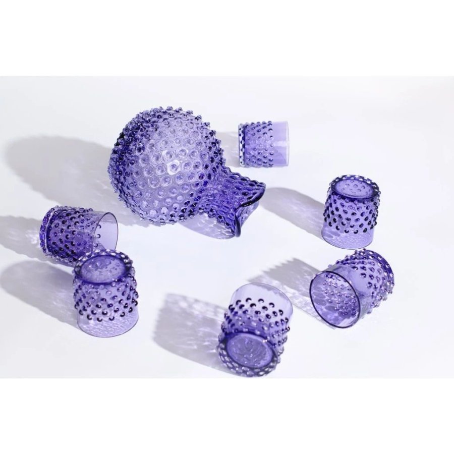 Anna von Lipa Hobnail Trinkglas 150 ml, Indigo