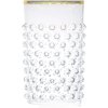 Anna von Lipa Hobnail Trinkglas 20 cl, Crystal/Gold