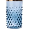 Anna von Lipa Hobnail Trinkglas 20 cl, Blue Smoke/Gold