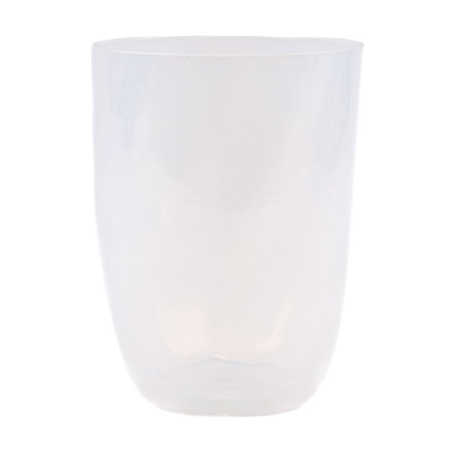 Anna von Lipa Opaline Swirl Trinkglas 250 ml, Creamy White