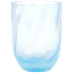 Anna von Lipa Opaline Swirl Trinkglas 250 ml, Pastel Blue