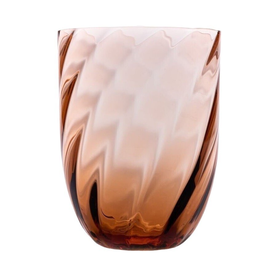 Anna von Lipa Swirl Tumbler Trinkglas 25 ml, New Brown