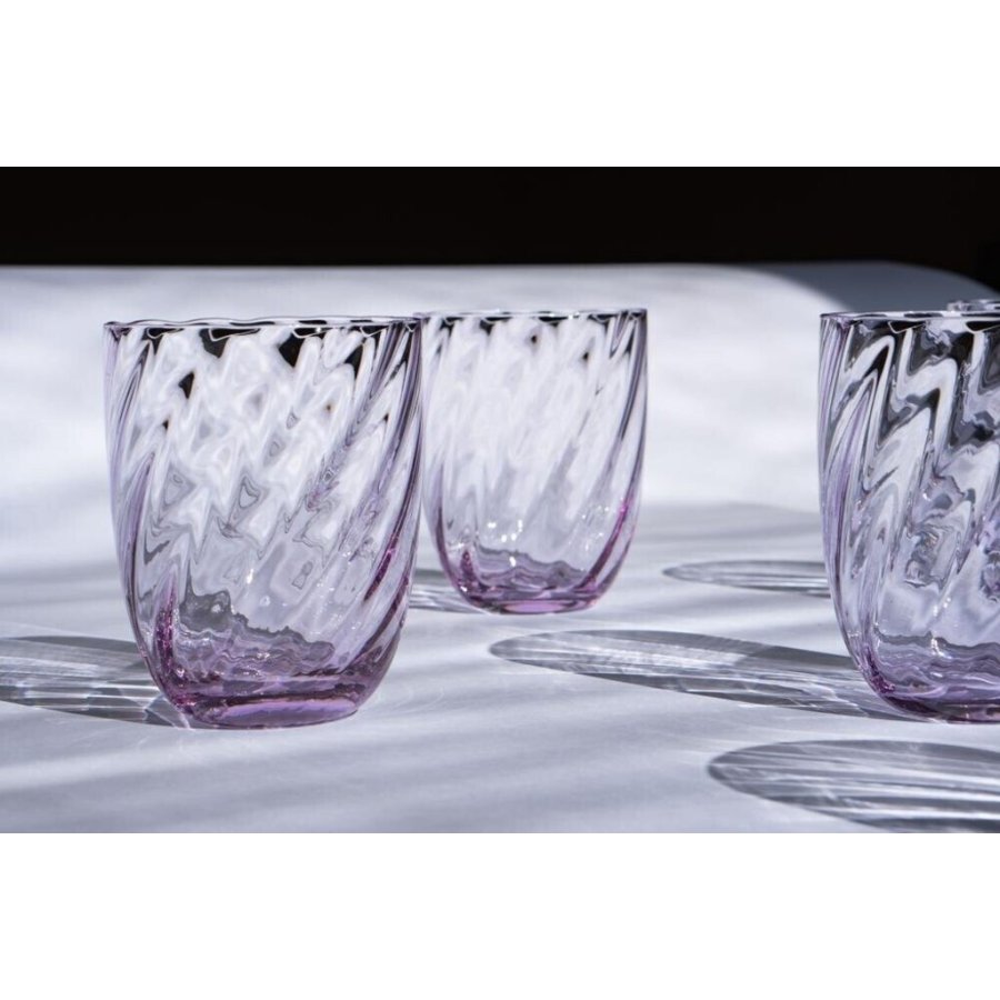 Anna von Lipa Swirl Tumbler Trinkglas 25 ml, Lila