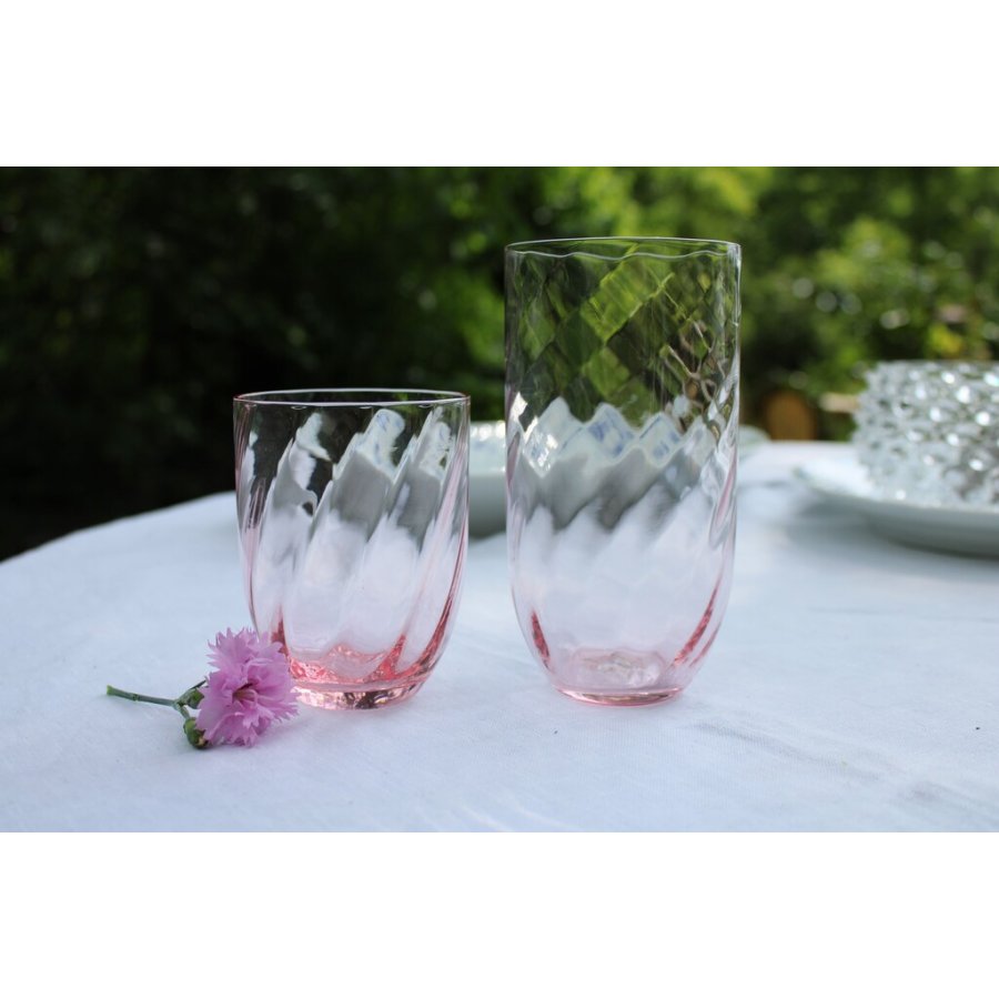 Anna von Lipa Swirl Tumbler Trinkglas 25 ml, Rosa