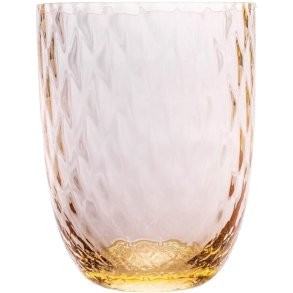 Anna von Lipa Harlequin Tumbler Trinkglas 25 cl, Zitrone