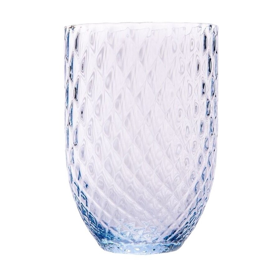 Anna von Lipa Harlequin Tumbler Trinkglas 25 cl, Light Blue